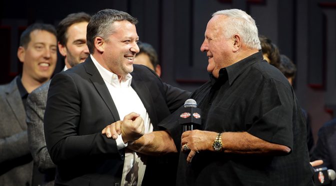 A.J. Foyt surprises Stewart at After The Lap