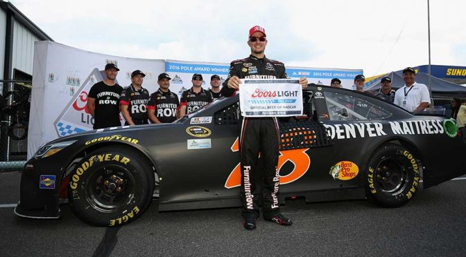 Truex tames Pocono for Coors Light Pole Award