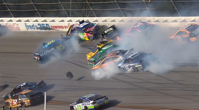 ‘Big One’ collects half the NASCAR Playoffs field late at Talladega