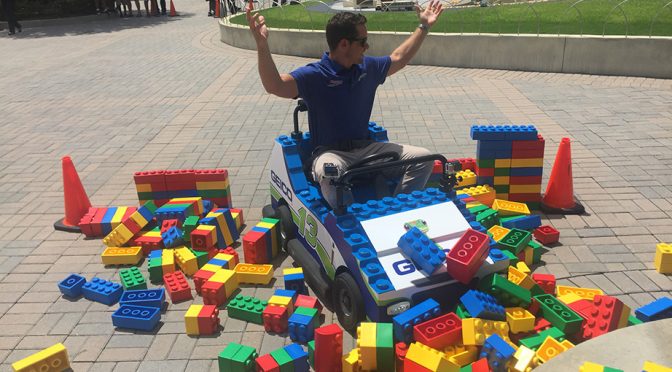 Casey Mears, young fan build bonds at Legoland