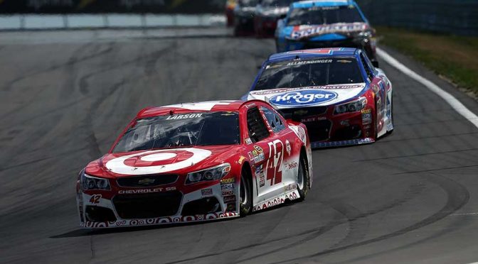 Larson peeved after 'Dinger wreck: 'He has got a few coming'