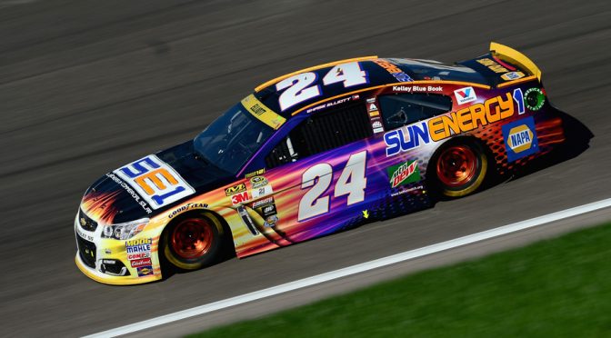Tire issues plague Elliott at Kansas Speedway