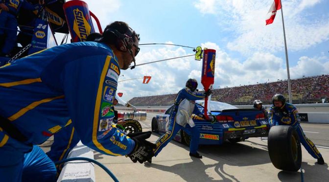 No. 24 pit crew shows off recent improvements