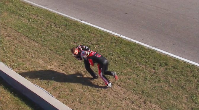 Custer tackles Nemechek post-race at Mosport