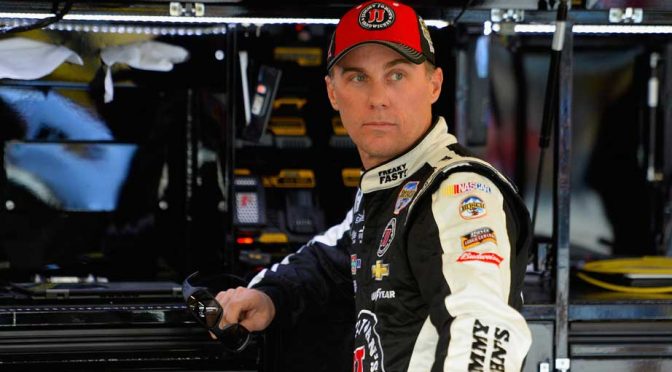 Harvick knows what to do when backed into corner