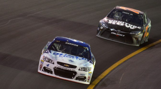 Late miscues cost Truex, Harvick at Kentucky