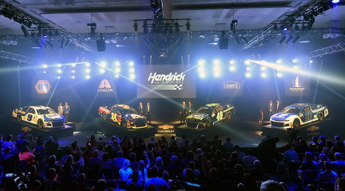 Featured image for Hendrick ushers in new era with 2018 paint scheme unveils