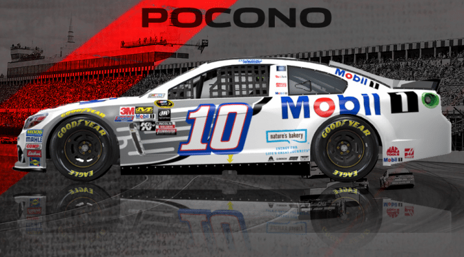 Paint scheme preview: Pocono and Iowa