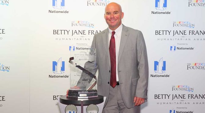 Hoffman wins Betty Jane France Humanitarian Award