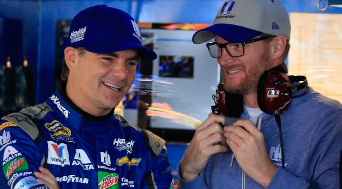 Dale Jr. ponders if Gordon will race at Martinsville … under the lights