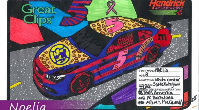 Young patient's design to grace Kahne's No. 5 at Daytona