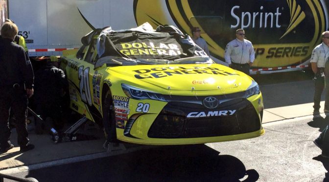 Kenseth to start Charlotte from the rear