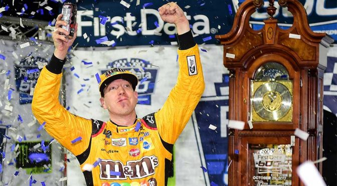 Kyle Busch wins at Martinsville in thrilling fashion