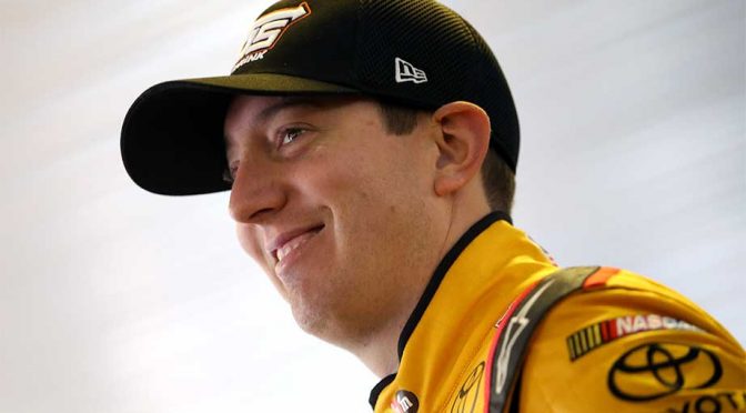 Rain shuffles Chicagoland schedule; Kyle Busch awarded pole