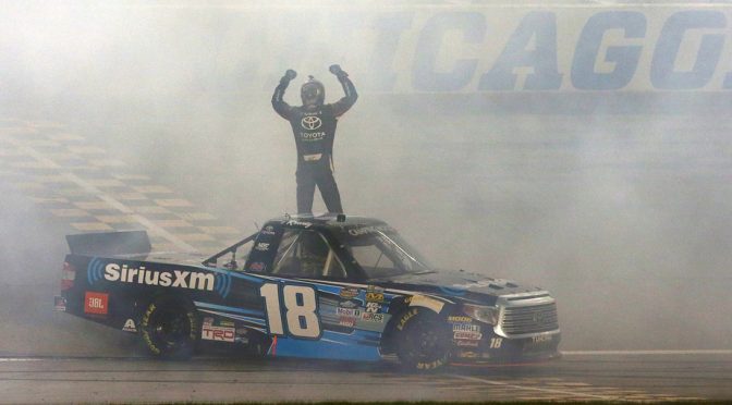 Kyle Busch wins at Chicagoland; Chase field set