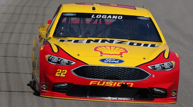 Logano leaps to Coors Light Pole Award at Michigan