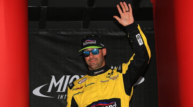 Paul Menard and his Empire make a charge at Michigan