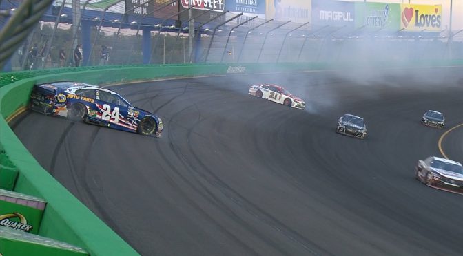 Featured image for Rookie stalwarts Chase Elliott, Ryan Blaney wreck