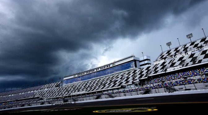 Weather delays Friday's on-track action at Daytona