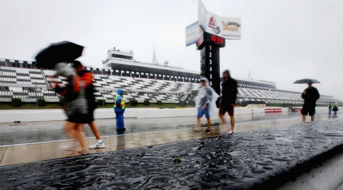 Rain at Pocono Raceway postpones Sprint Cup race