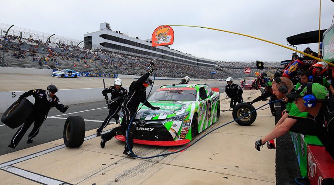 Featured Image for Suarez wins delayed XFINITY Series race at Dover