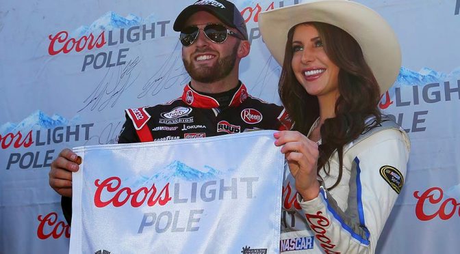 Austin Dillon lands XFINITY Coors Light Pole Award
