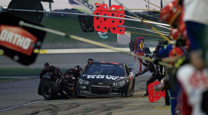 Pit strategy foils Truex, No. 78 team late