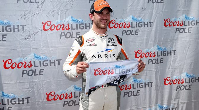 Suarez lands XFINITY Coors Light Pole Award
