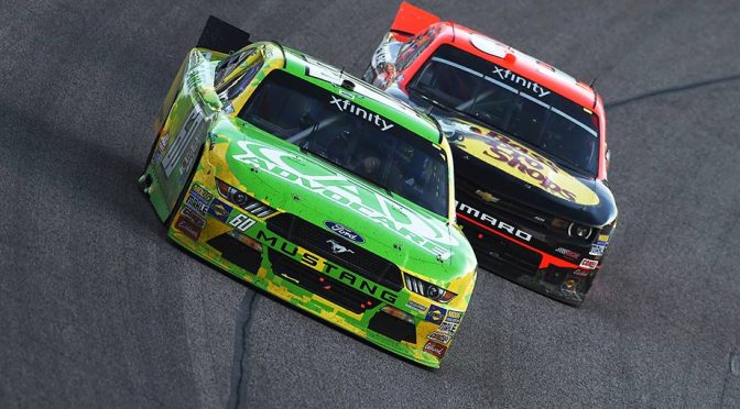 Buescher makes best of Texas, keeps XFINITY lead