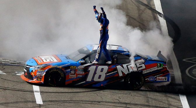 Featured image for Kyle Busch tames Texas, lands 80th XFINITY win
