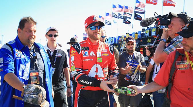 Featured Image for Help @nascarcasm, @steveluvender choose Twitter-suggested retirement gifts for Dale Jr.
