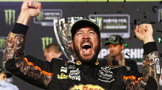 Featured Image for Martin Truex Jr., NASCAR Nation react to wild Super Bowl