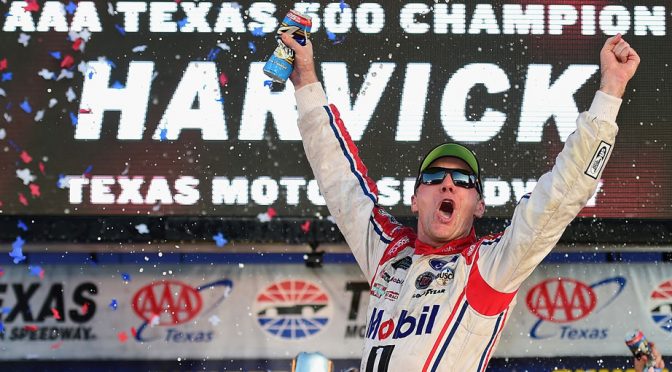 Kevin Harvick clinches Homestead berth with first Texas win
