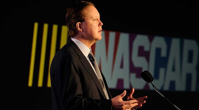 Brian France discusses Talladega conclusion