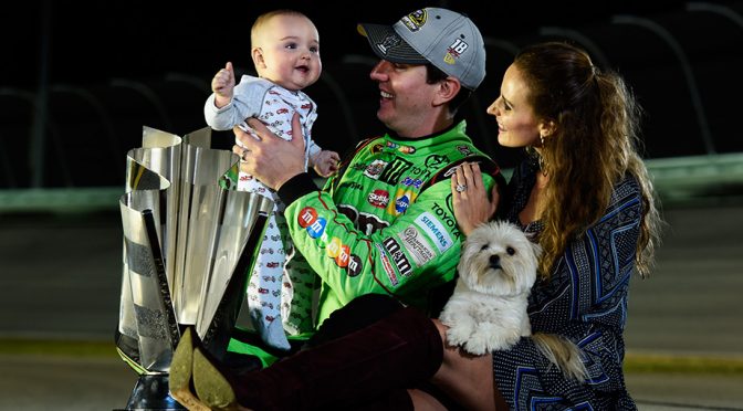 Brexton Busch gets behind the wheel