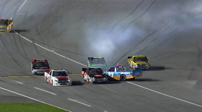 Featured image for Strategy play on caution clock leads to wreck