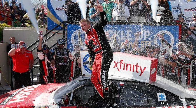 Featured Image for Buescher extends XFINITY points lead with Dover win