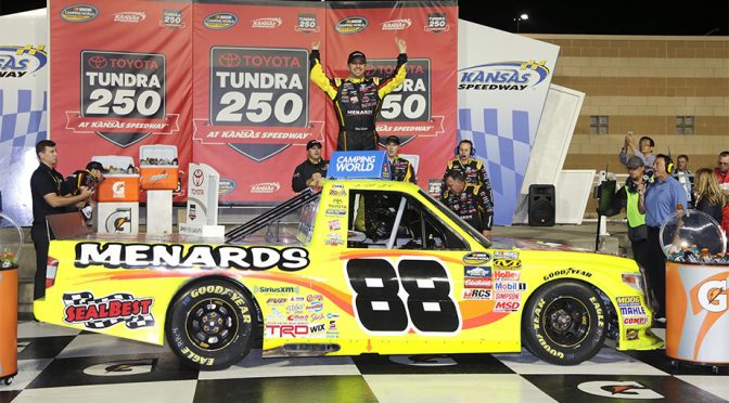 Featured Image for Crafton has enough in the tank to win at Kansas