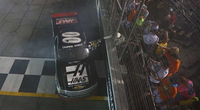 Featured Image for Cole Custer takes checkered flag at Gateway