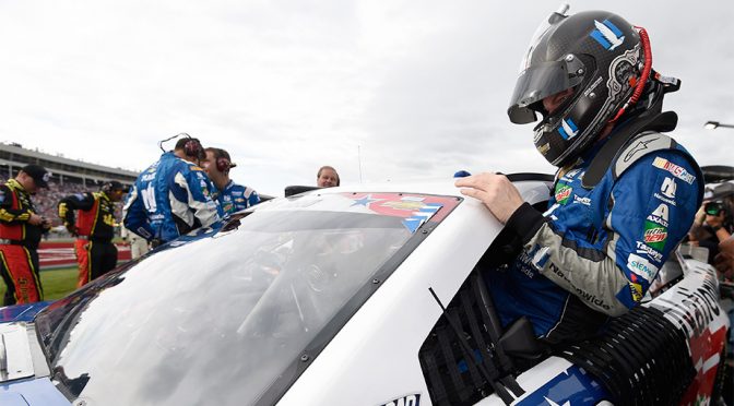 Featured image for As sun sets at Charlotte, so does Junior's speed