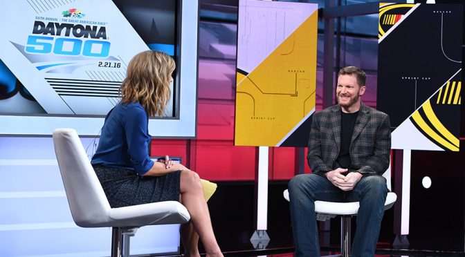 Featured Image for Dale Earnhardt Jr. revs up for 2016 with trip to ESPN