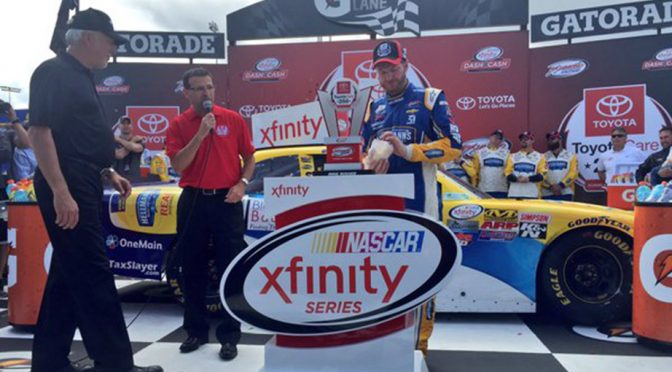 Featured Image for Dale Jr.'s victory celebration? A banana-mayo sandwich, of course