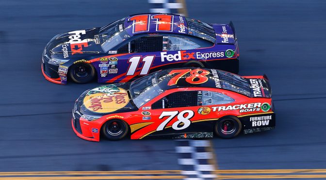 Featured image for Drivers react to edge-of-seat Daytona 500 finish