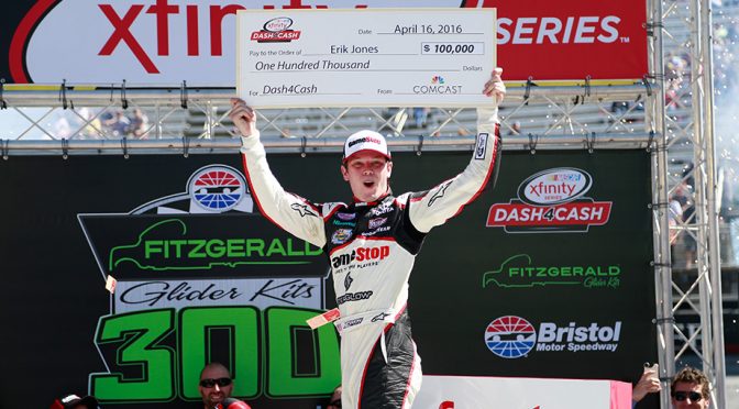 Featured image for Jones storms to bonus in new-look Dash 4 Cash
