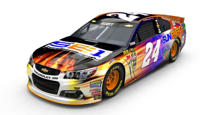 Featured image for Chase Elliott's SunEnergy1 paint scheme revealed