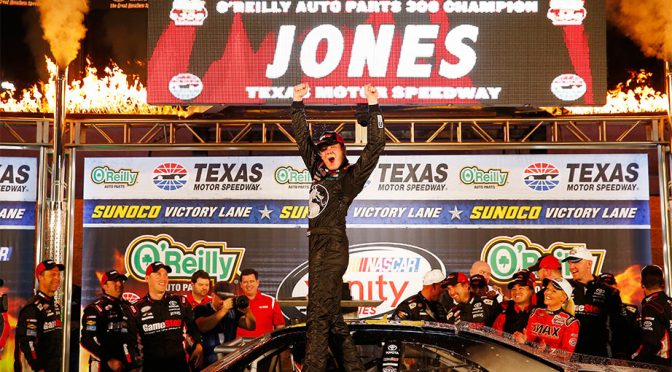 Featured Image for Erik Jones scores first XFINITY Series win at Texas
