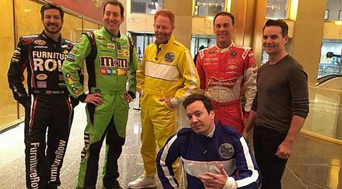 Championship 4 drivers visit Jimmy Fallon