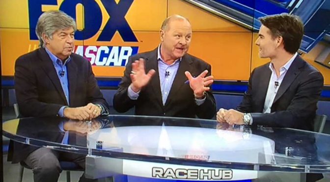 Jeff Gordon makes his FOX NASCAR debut