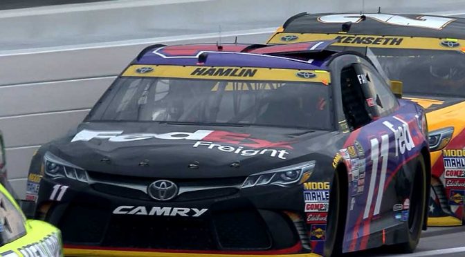 Roof issue, GWC wreck knock Hamlin to 37th place
