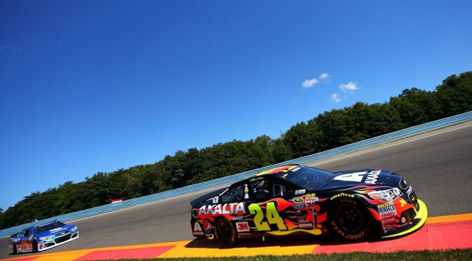 Gordon has brake issues early on at the Glen